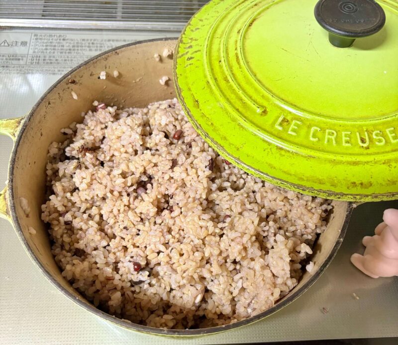 豆類を混ぜて炊き込んだ雑穀米