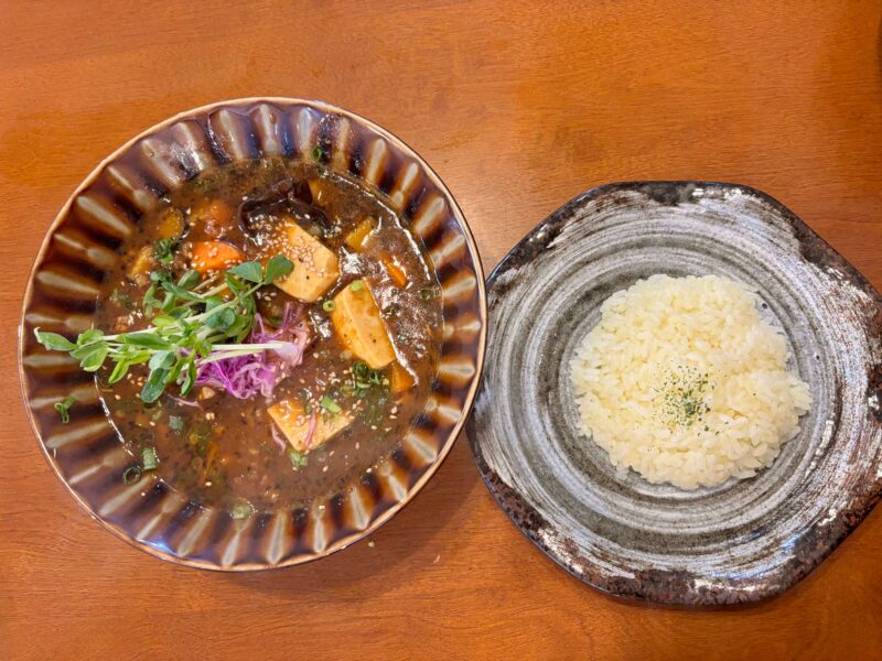 豆腐とキーマの中華風