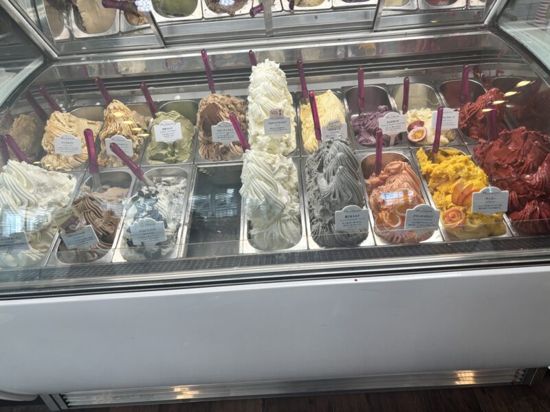MILKISSIMO（ミルキッシモ）五稜郭タワー店のジェラートのフレーバー