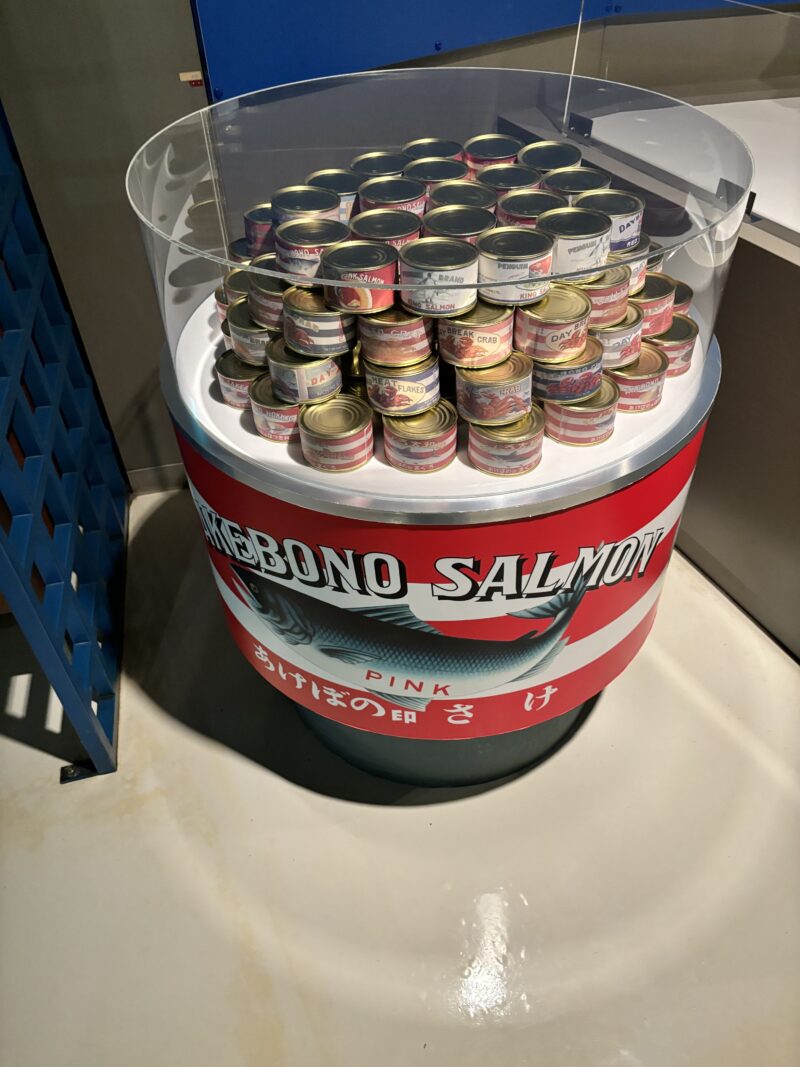 函館北洋資料館　かつて製造されていた缶詰