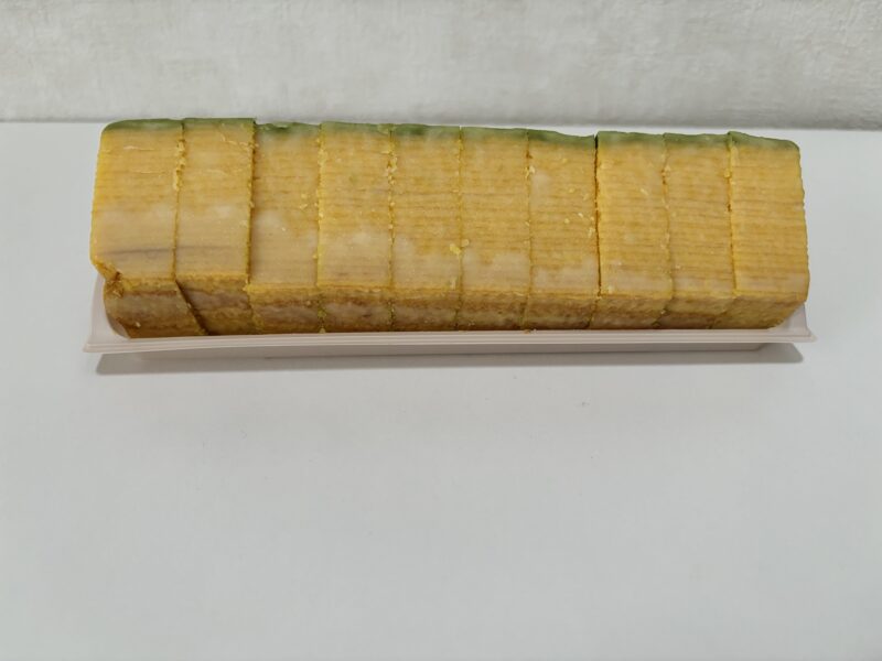三方六かぼちゃ味を開封したところ1本