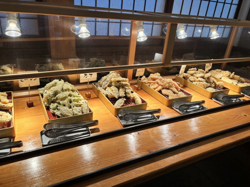 山形東根 石臼十割そば森久の野菜天食べ放題