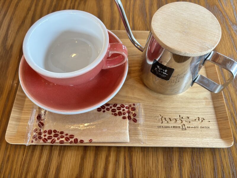 山形東根市の「すいっちこーひー」の本日のコーヒーMサイズ