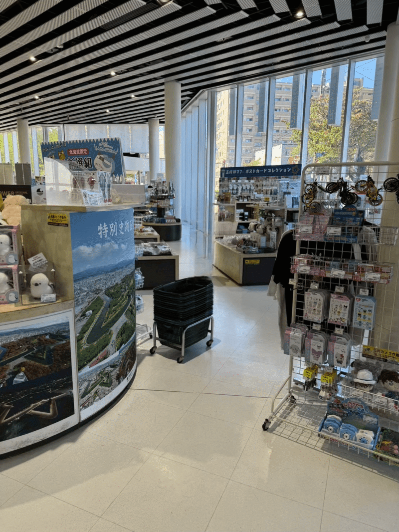 五稜郭タワーのお土産ショップの販売所