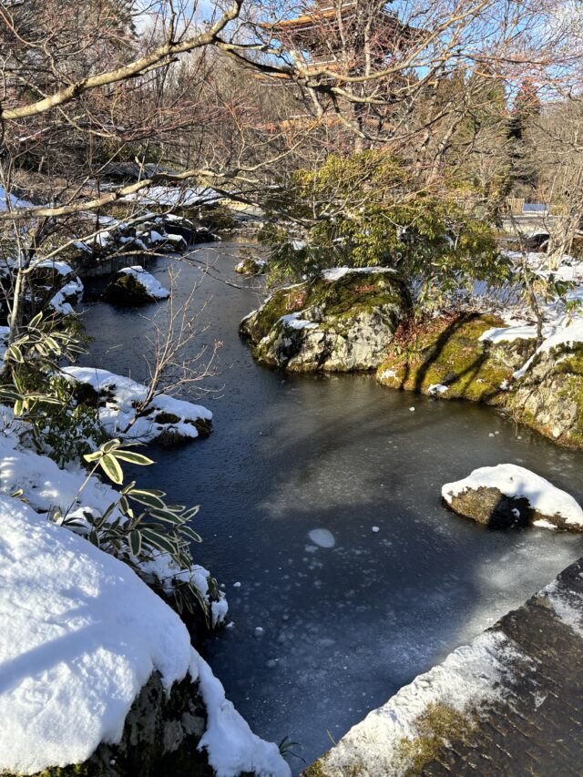 定義山西方寺の池