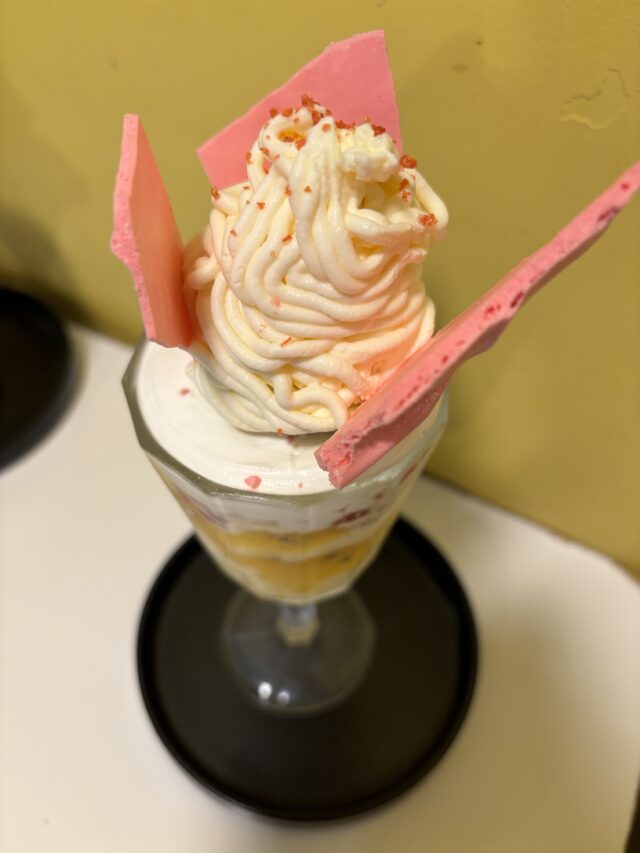 パフェガトーの上から見た図