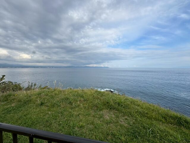 立待岬から見える津軽海峡と青森