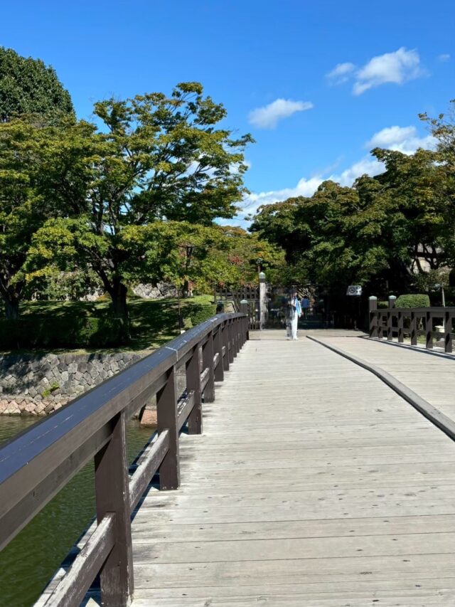 五稜郭公園の二の橋