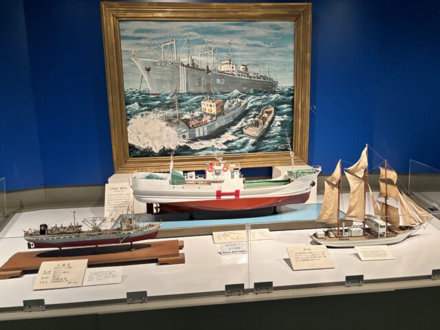 函館北洋資料館の船の模型