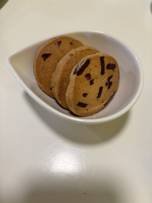 ロマンティカロマンティコの試食のクッキー
