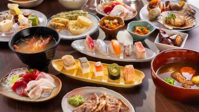 函館・湯の川温泉 ホテル万惣(オリックスホテルズ&リゾーツ)の海鮮ビュッフェ