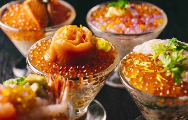 函館国際ホテルの海鮮パフェ